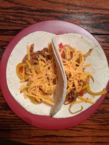 chicken fajitas
