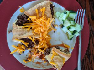 taco ring ground beef and cheese